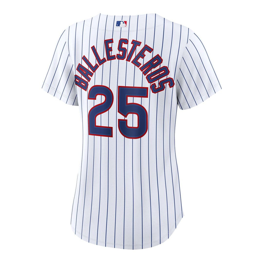 Moisés Ballesteros Chicago Cubs Women's Home Jersey - White