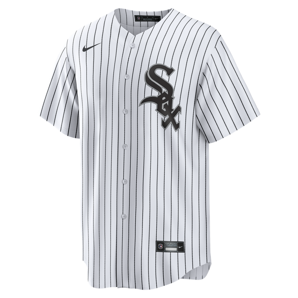 Seranthony Domínguez Chicago White Sox Home Jersey - White