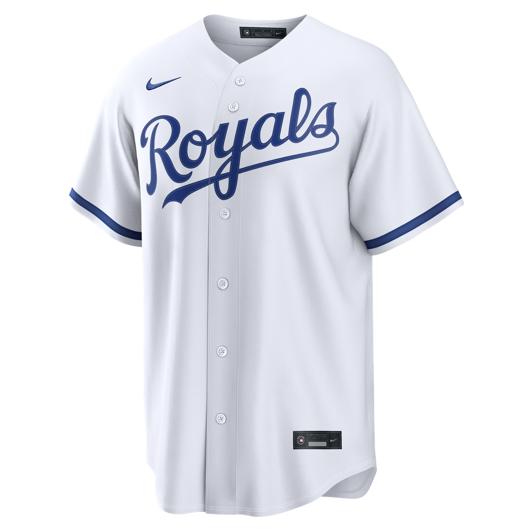 Kansas City Royals Home Replica Custom Jersey - White