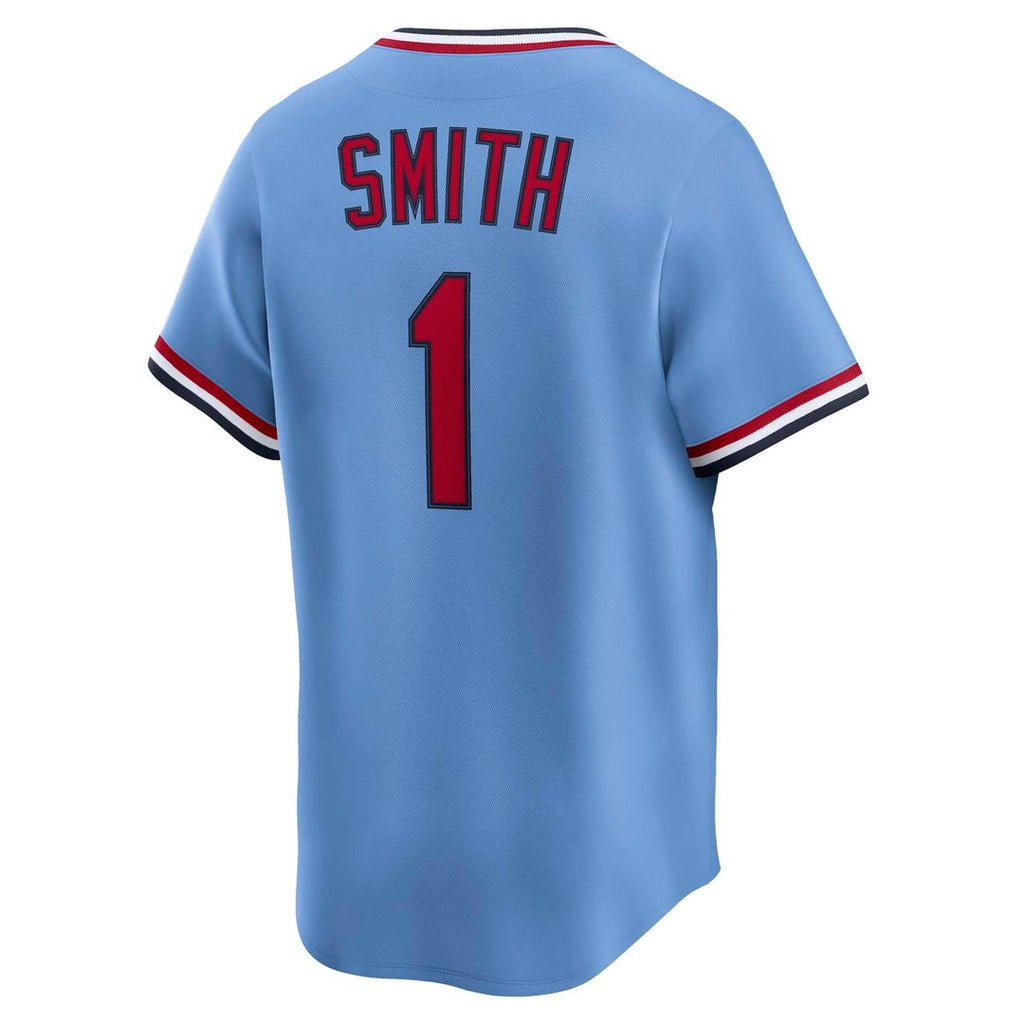Ozzie Smith St. Louis Cardinals Throwback Jersey - Blue