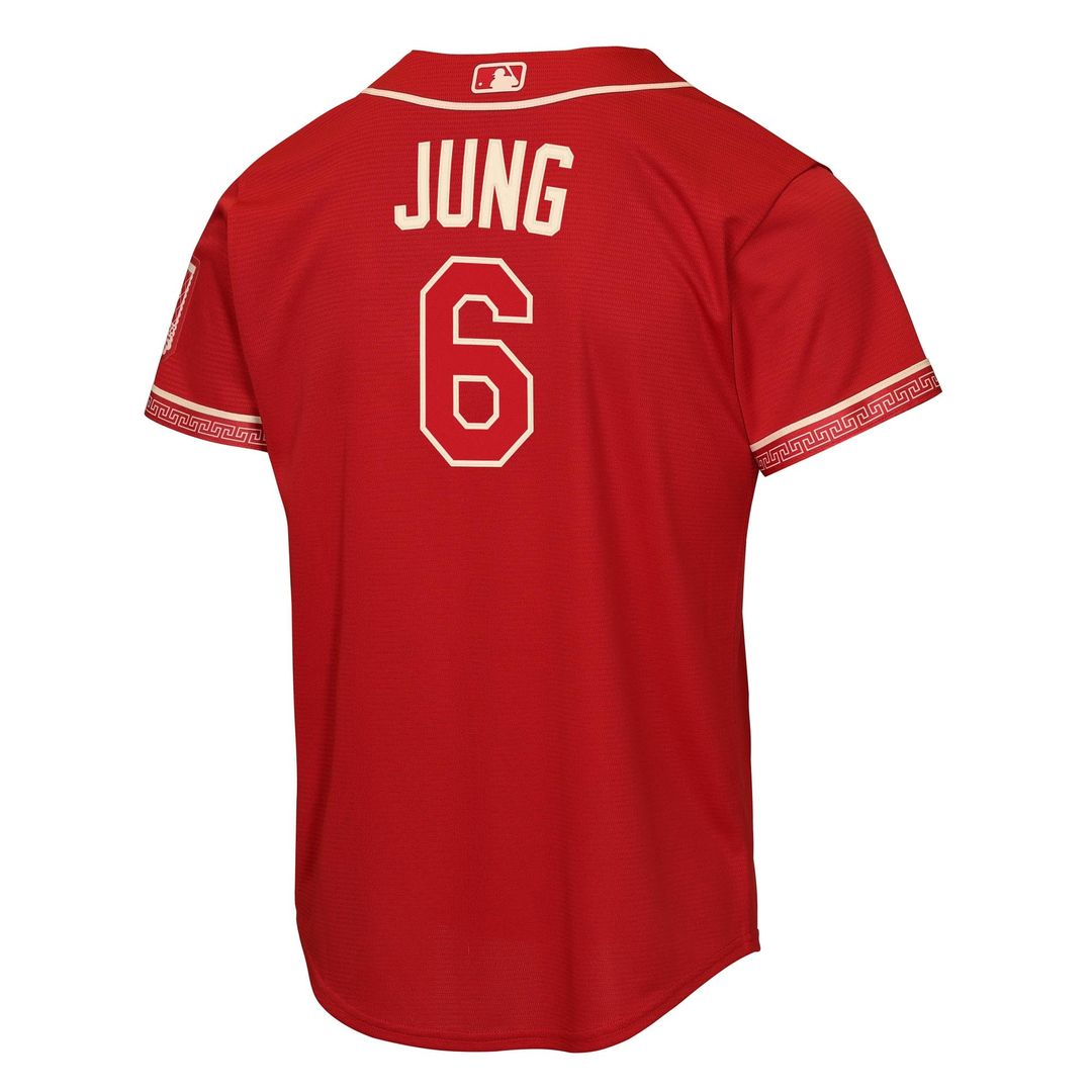 Josh Jung Texas Rangers Youth 2026 Jersey - Red
