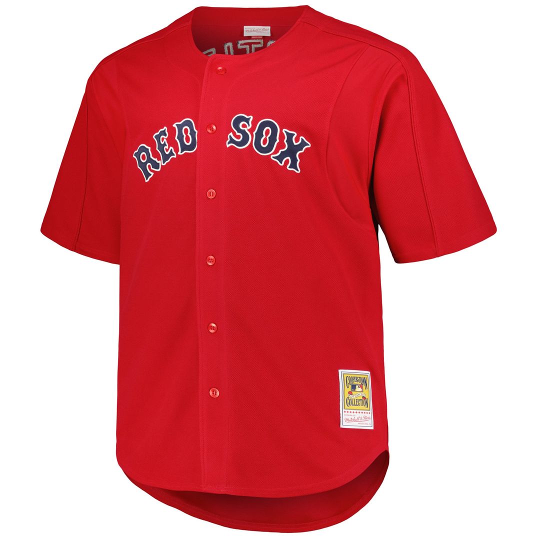 David Ortiz Boston Red Sox Big & Tall Mesh Jersey - Kelly Green