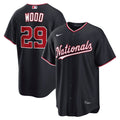 James Wood Washington Nationals Alternate Jersey - Navy