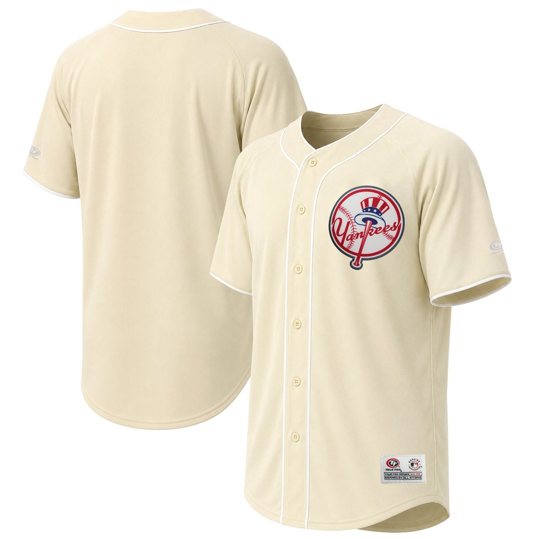 New York Yankees Fashion Jersey - Cream
