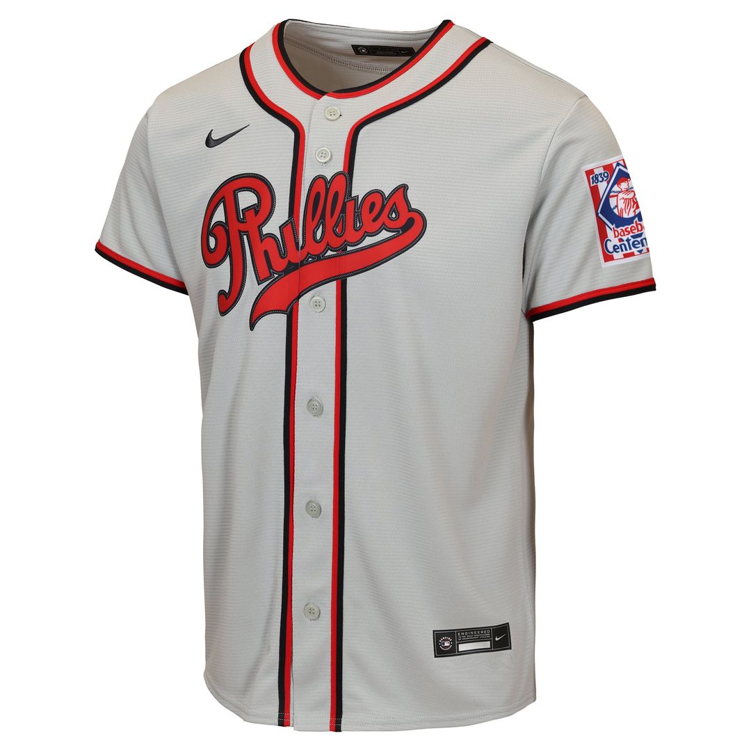 Bryce Harper Philadelphia Phillies Youth 2026 Field of Dreams Jersey - Gray