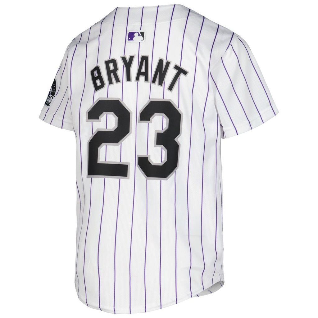 Kris Bryant Colorado Rockies Youth Home Jersey - White