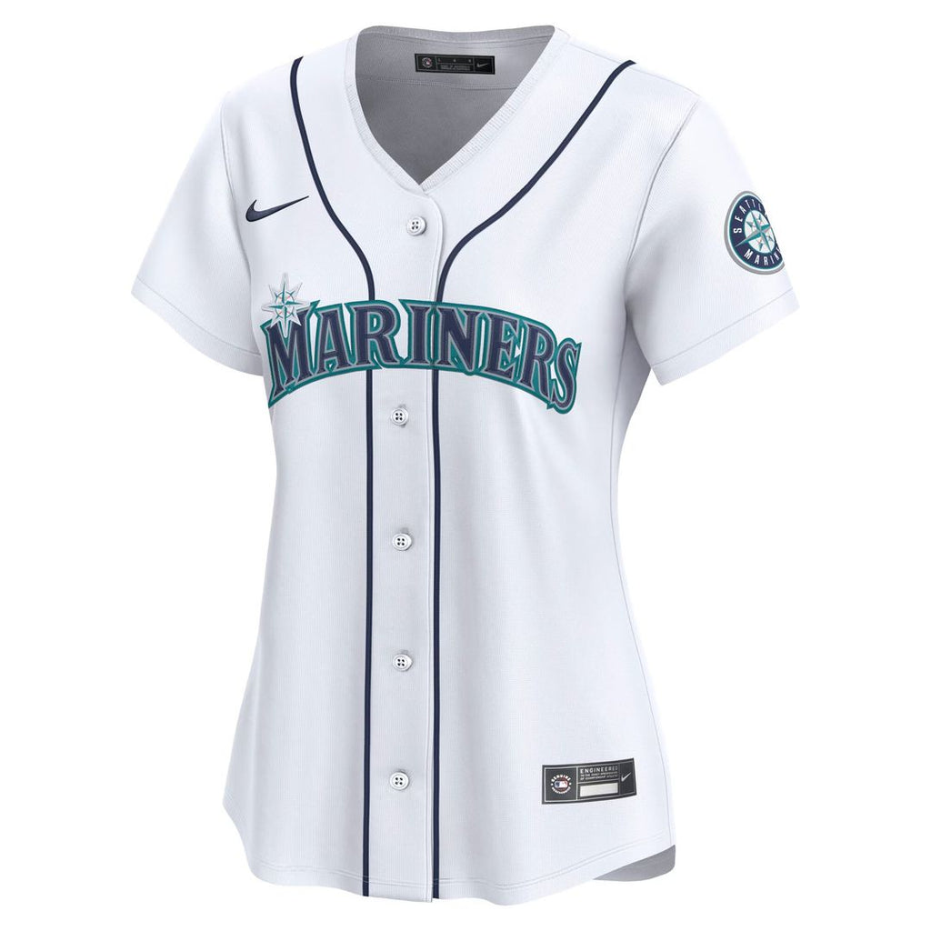 Cal Raleigh Seattle Mariners Women's Home Jersey - White