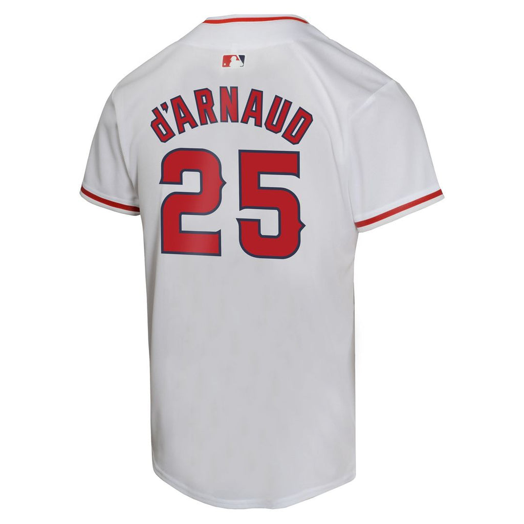 Travis d'Arnaud Los Angeles Angels Youth Home Jersey - White