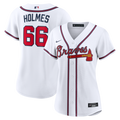 Grant Holmes Atlanta Braves Women's Home Jersey - White