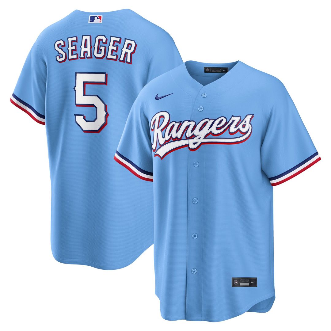 Corey Seager Texas Rangers Road Jersey - Gray