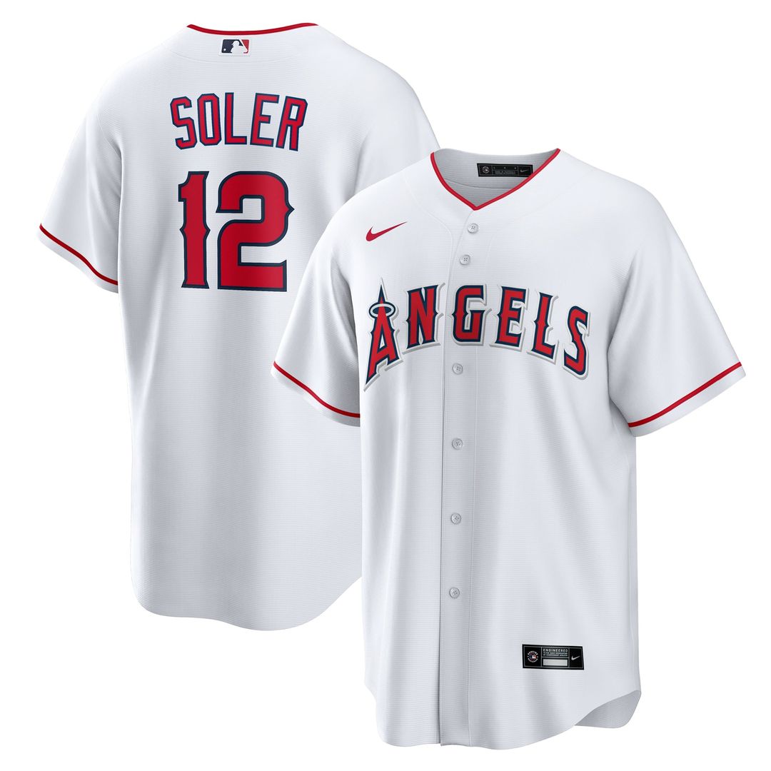 Jorge Soler Los Angeles Angels Home Jersey - White
