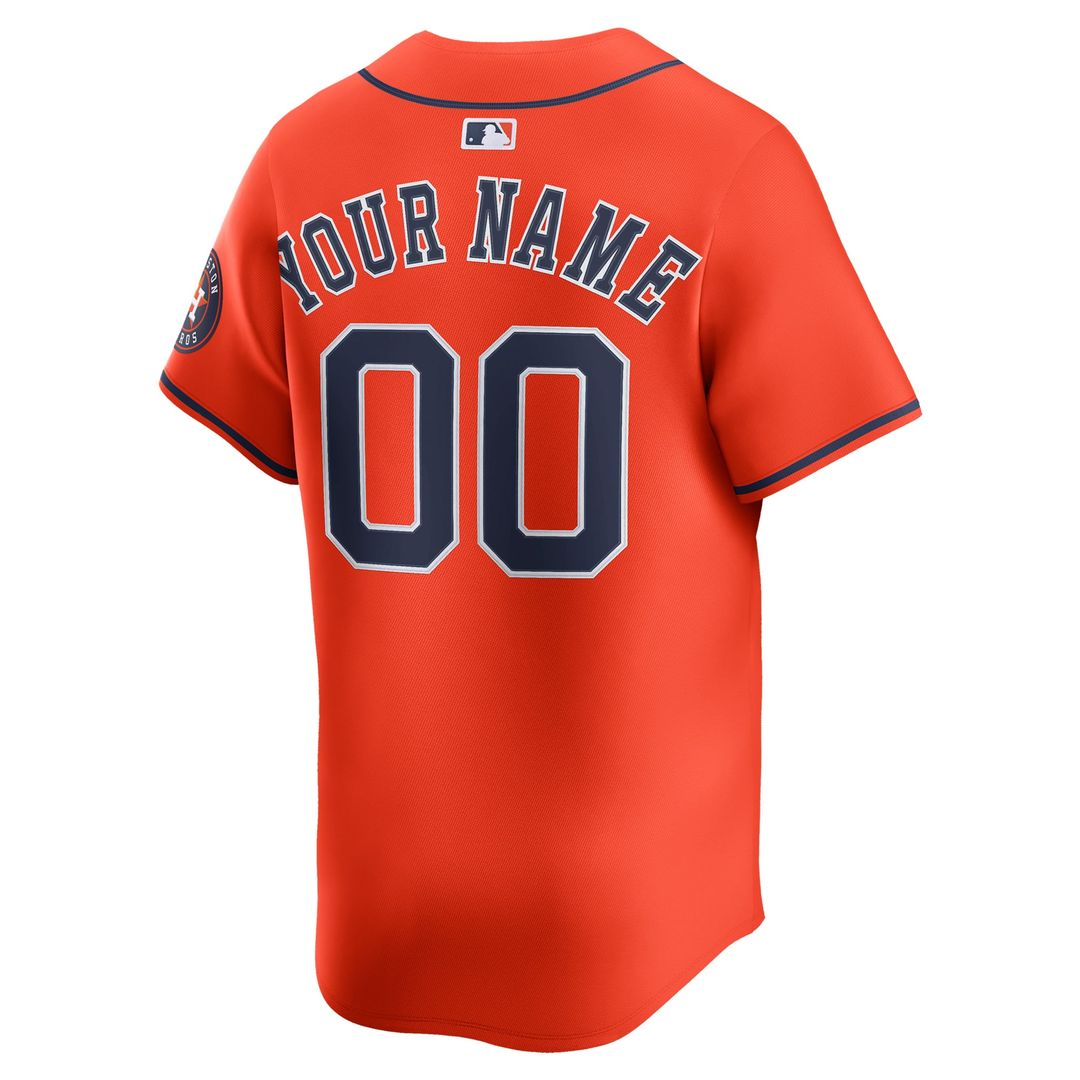 Houston Astros Home Limited Custom Jersey - White