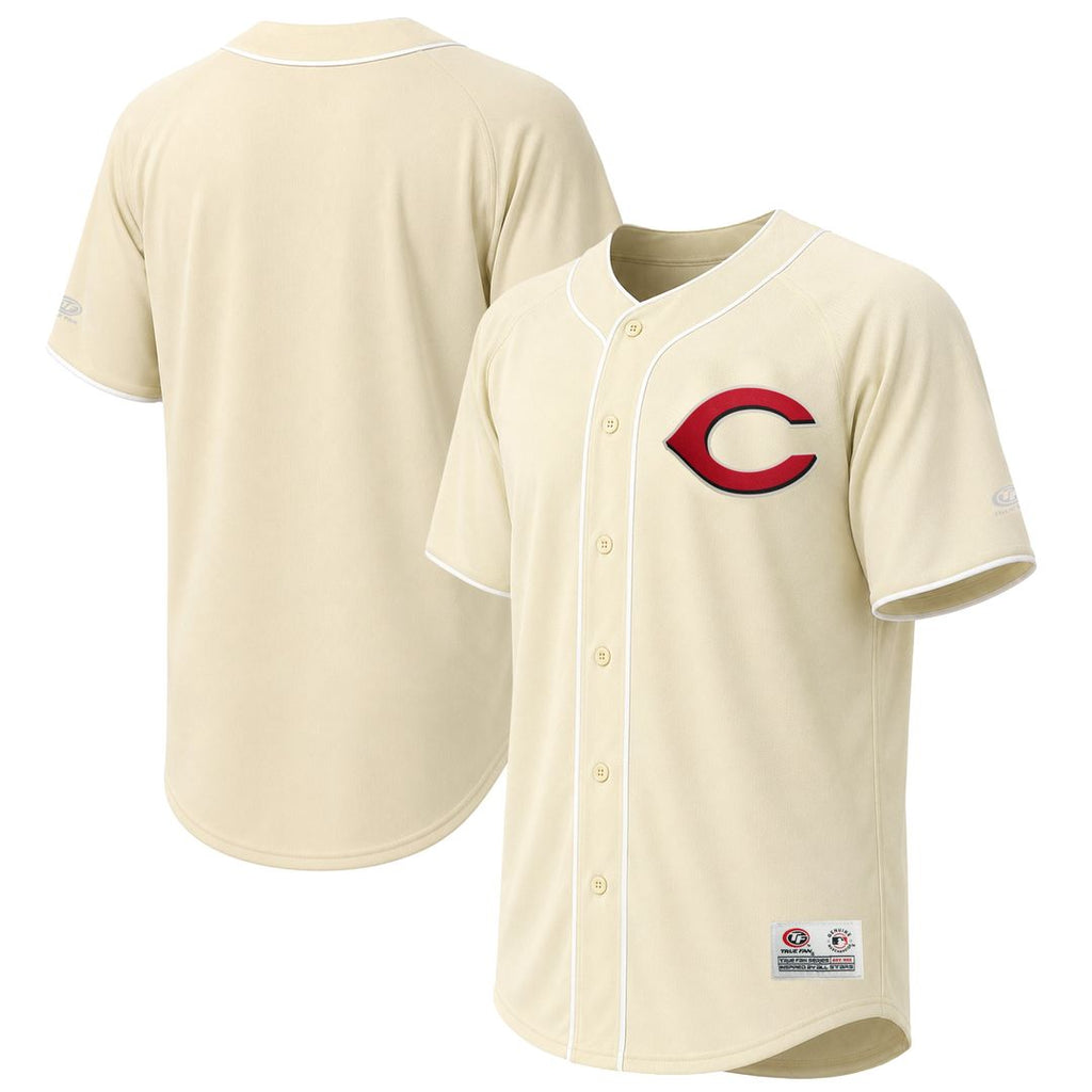 Cincinnati Reds Fashion Jersey - Cream