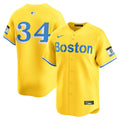 David Ortiz Boston Red Sox Alternate 3 Jersey - Yellow