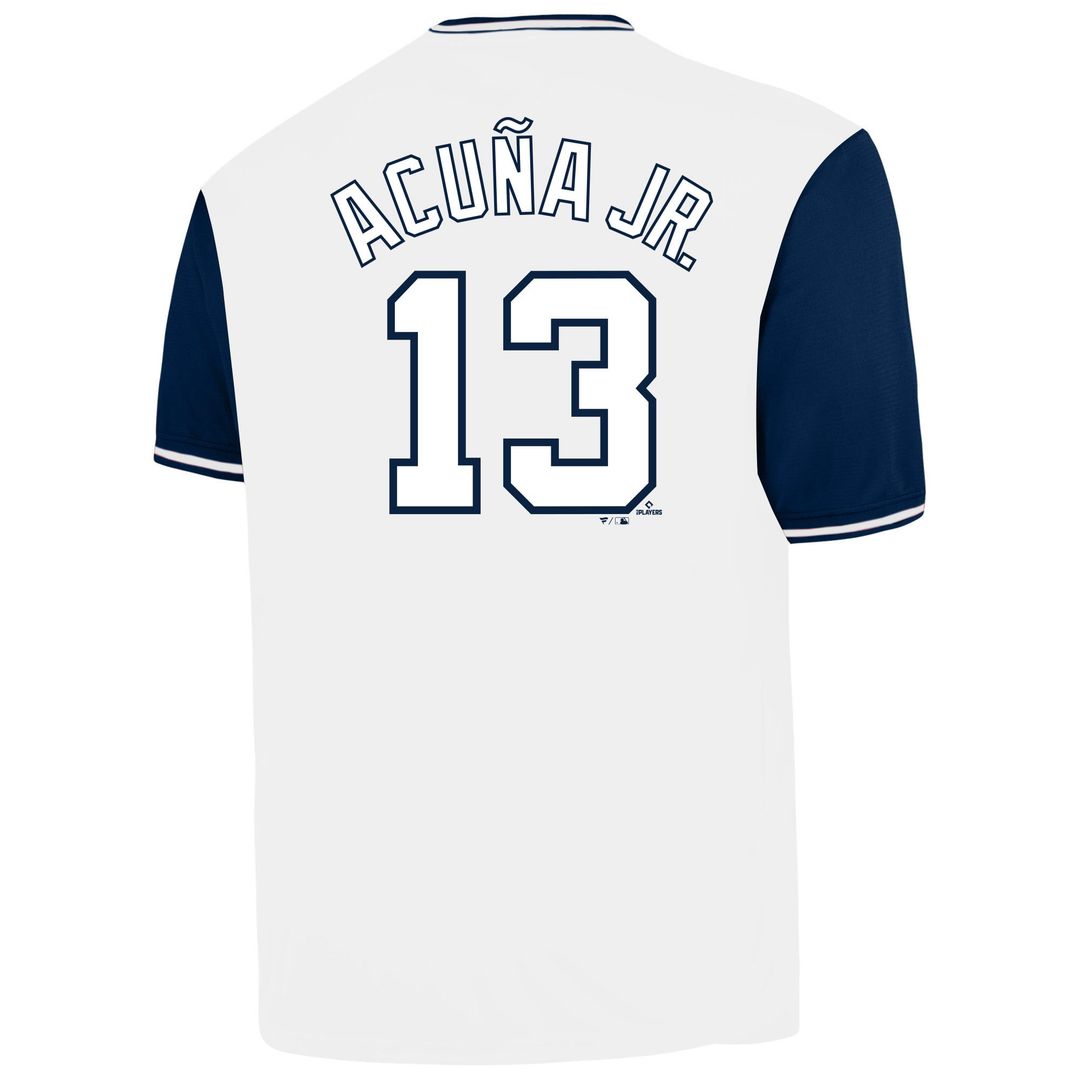 Ronald Acuña Jr. Atlanta Braves Big & Tall Name & Number Jersey - White