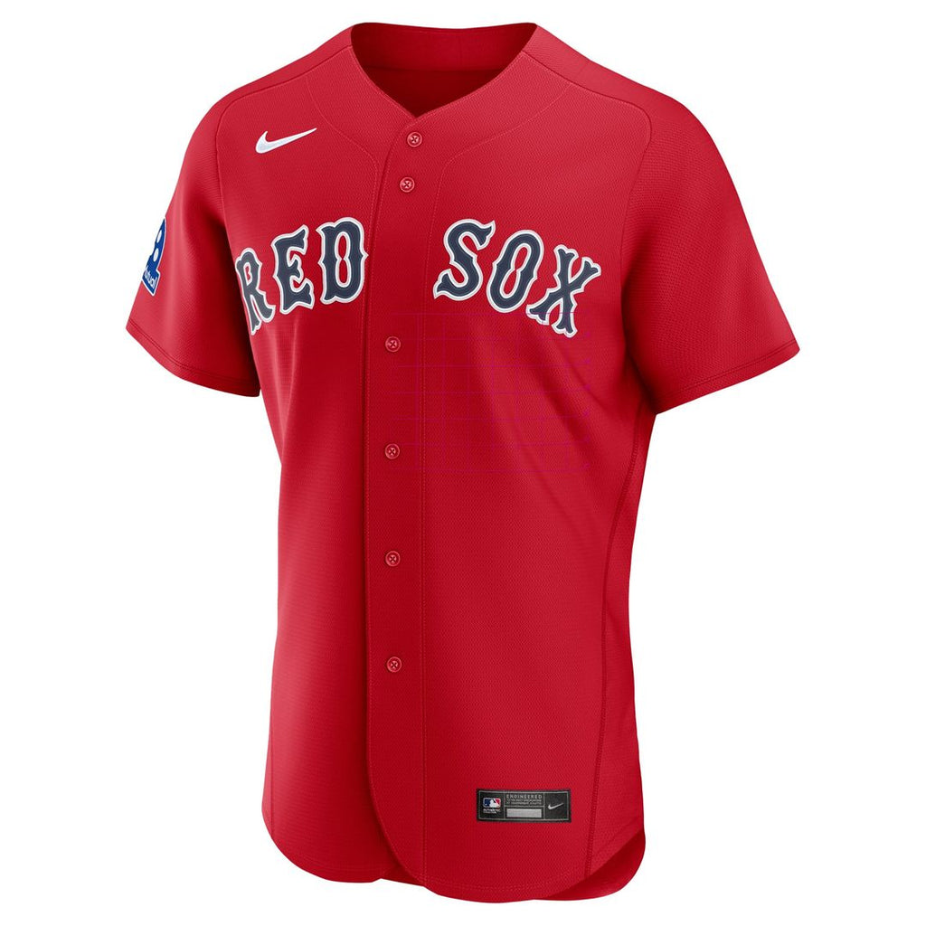 Boston Red Sox Alternate Sponsor Patch Jersey - Red