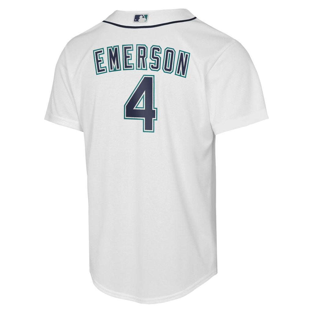 Colt Emerson Seattle Mariners Youth Home Jersey - White