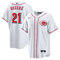 Hunter Greene Cincinnati Reds Home Jersey - White