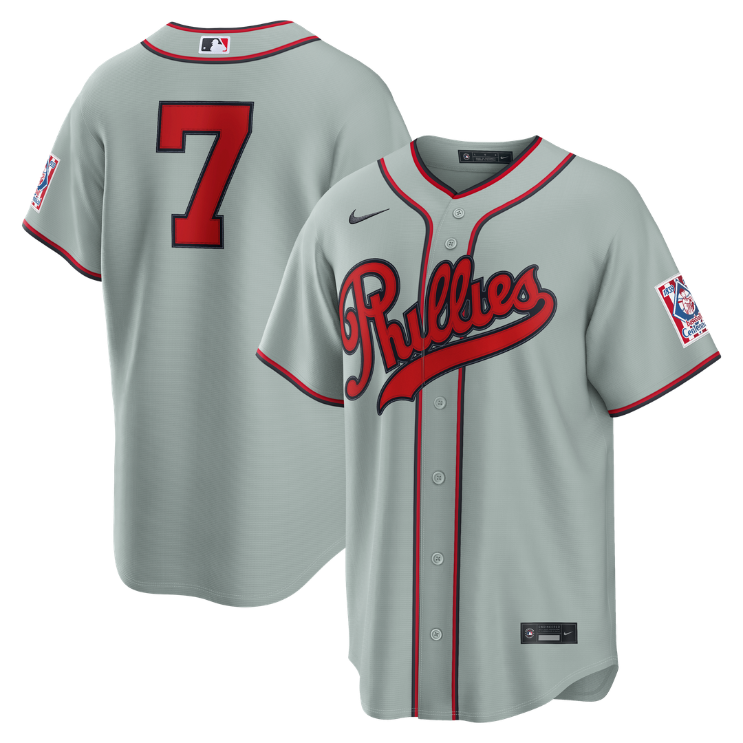 Trea Turner Philadelphia Phillies 2026 Field of Dreams Jersey - Gray