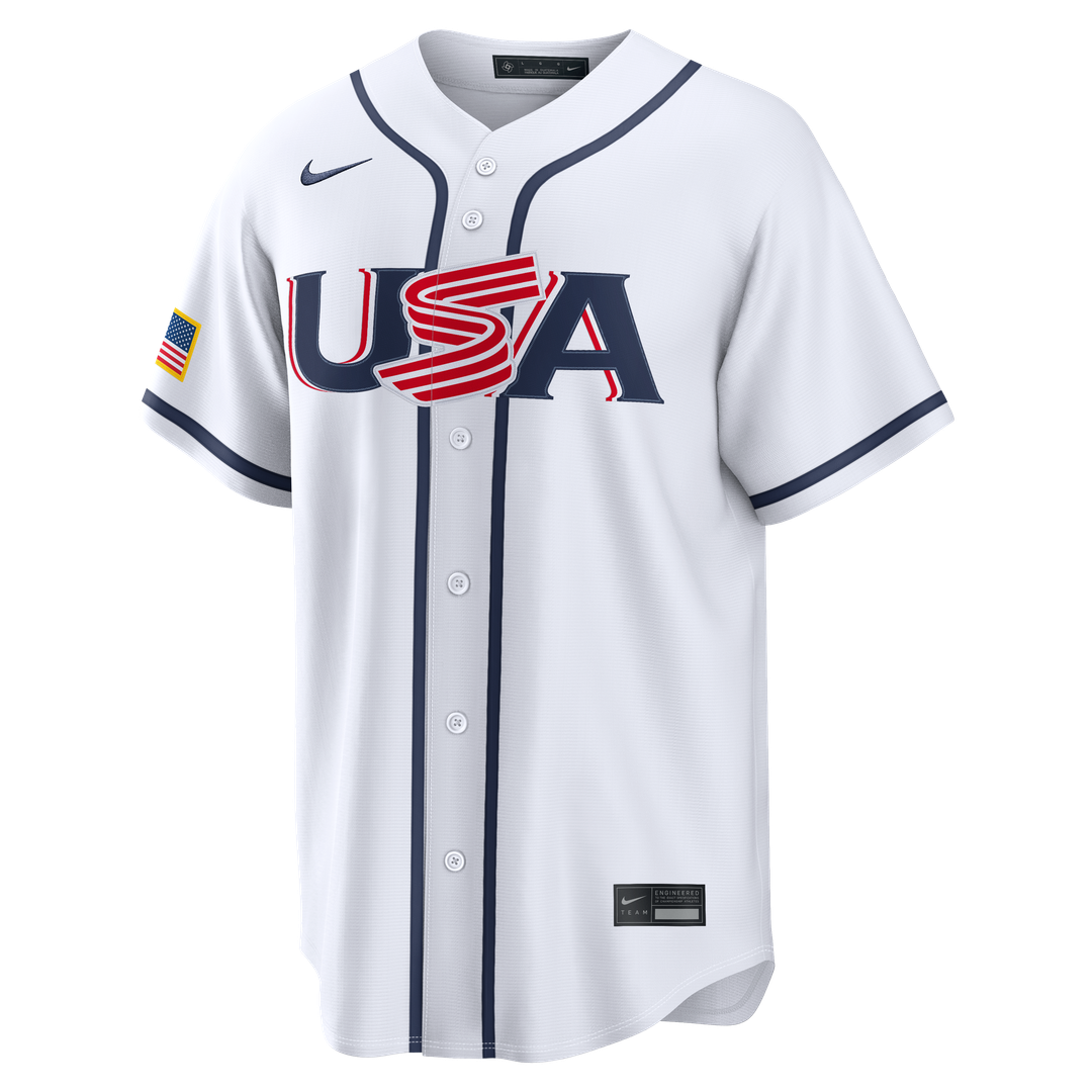 Gunnar Henderson USA Baseball 2026 World Baseball Classic Home Jersey - White