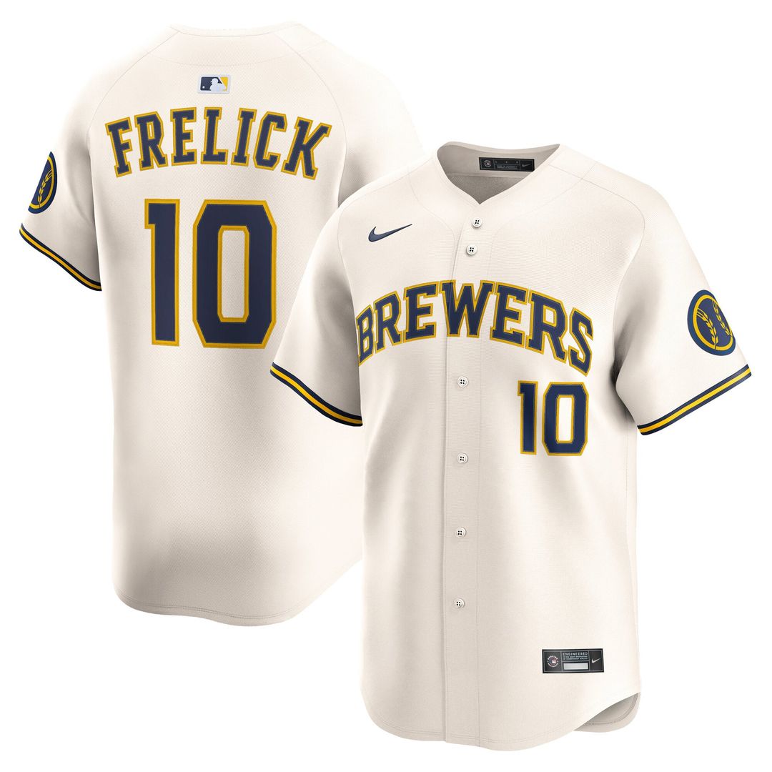 Sal Frelick Milwaukee Brewers Home Jersey - Cream