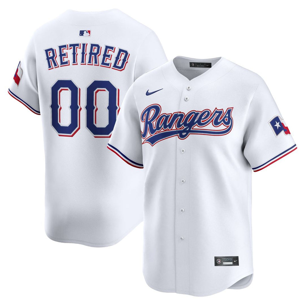 Texas Rangers Home Limited Pick-A-Player Retired Roster Jersey - White