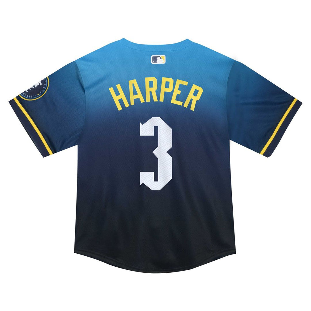 Bryce Harper Philadelphia Phillies Toddler 2024 Jersey - Blue
