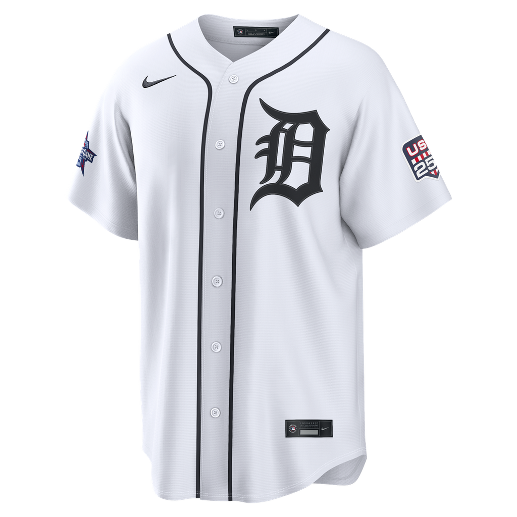 2026 All-Star Edition Stars & Stripes Detroit Tigers Riley Greene White Jersey