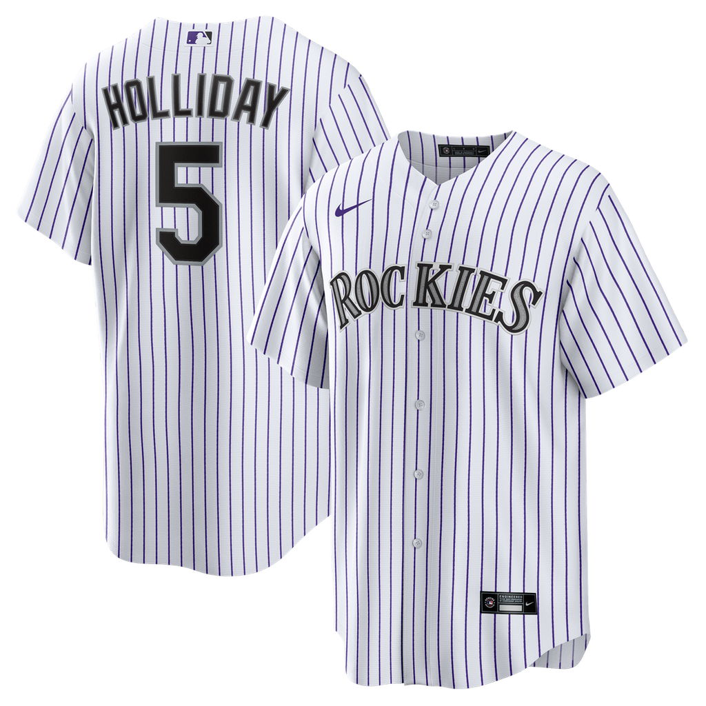 Matt Holliday Colorado Rockies Home Retired Player Jersey - White