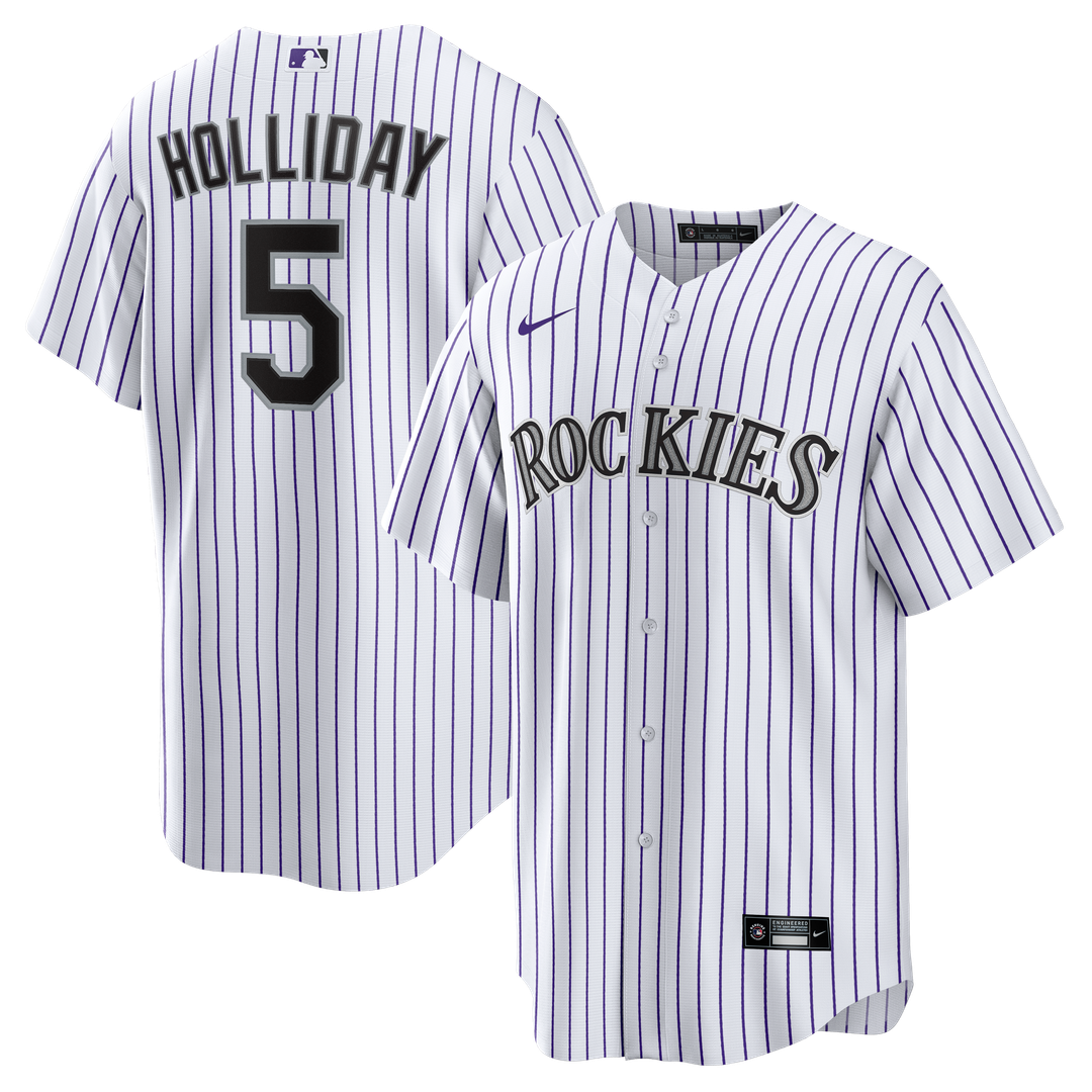 Matt Holliday Colorado Rockies Home Retired Player Jersey - White
