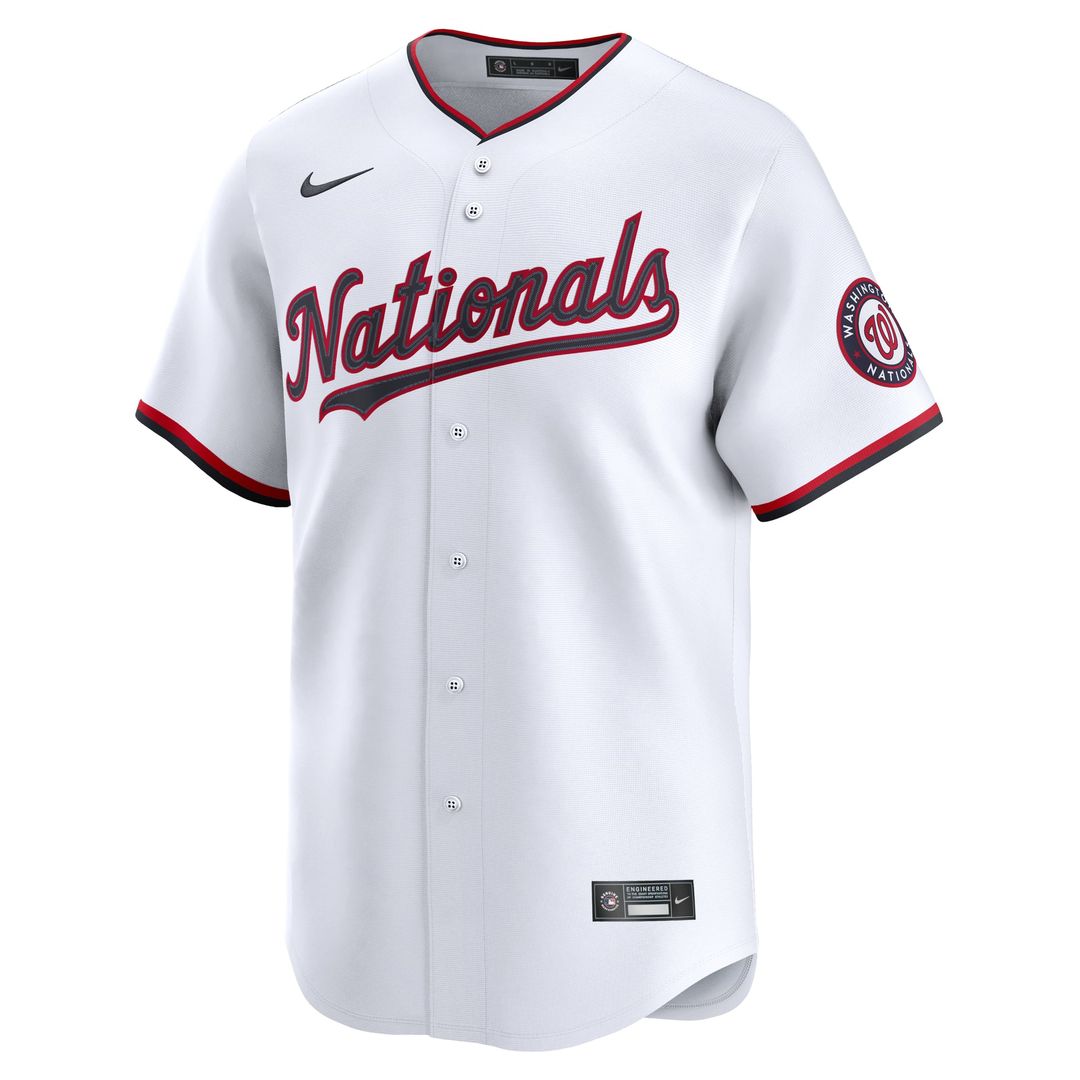 James Wood Washington Nationals Home Jersey - White