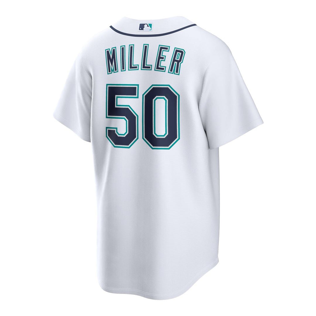 Bryce Miller Seattle Mariners Home Jersey - White