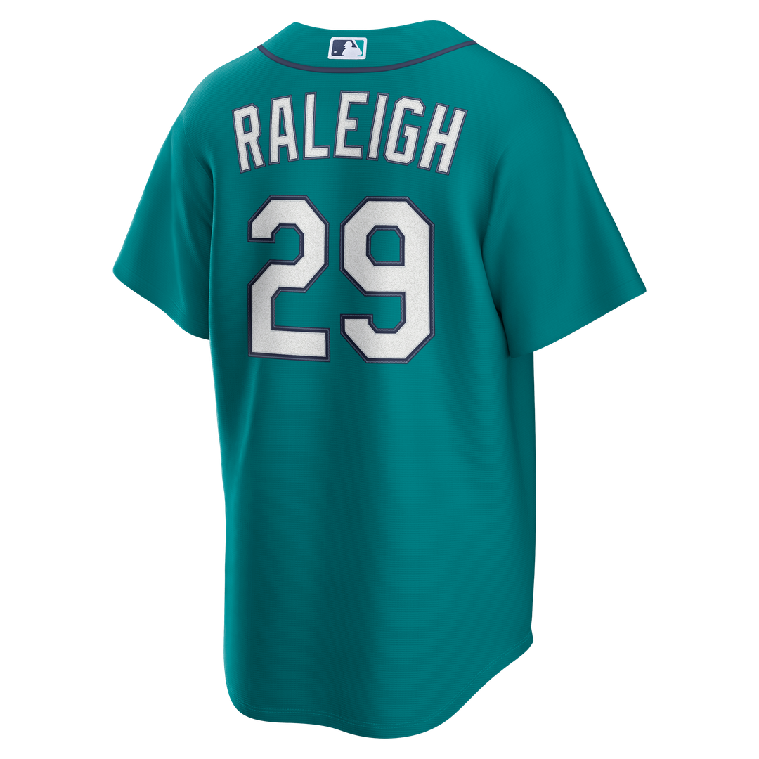 Cal Raleigh Seattle Mariners Alternate Jersey - Cream