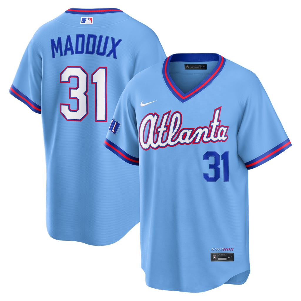 Greg Maddux Atlanta Braves 2026 Jersey - Powder Blue