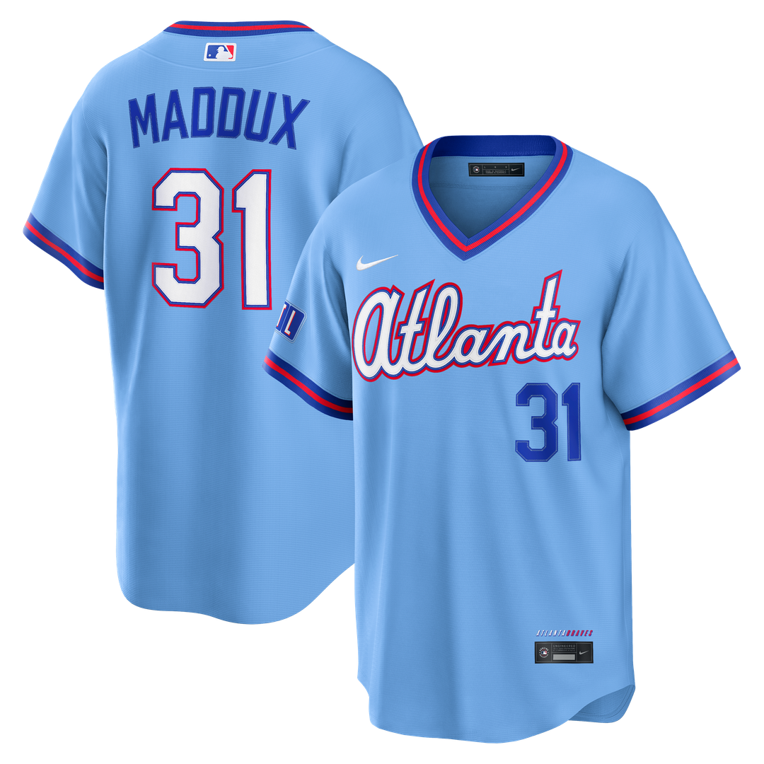 Greg Maddux Atlanta Braves 2026 Jersey - Powder Blue