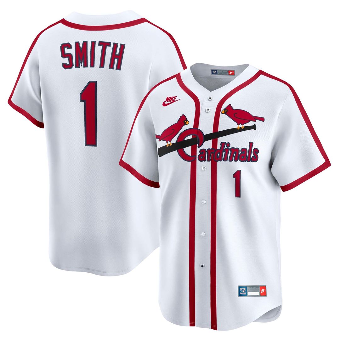Ozzie Smith St. Louis Cardinals Throwback Jersey - Blue