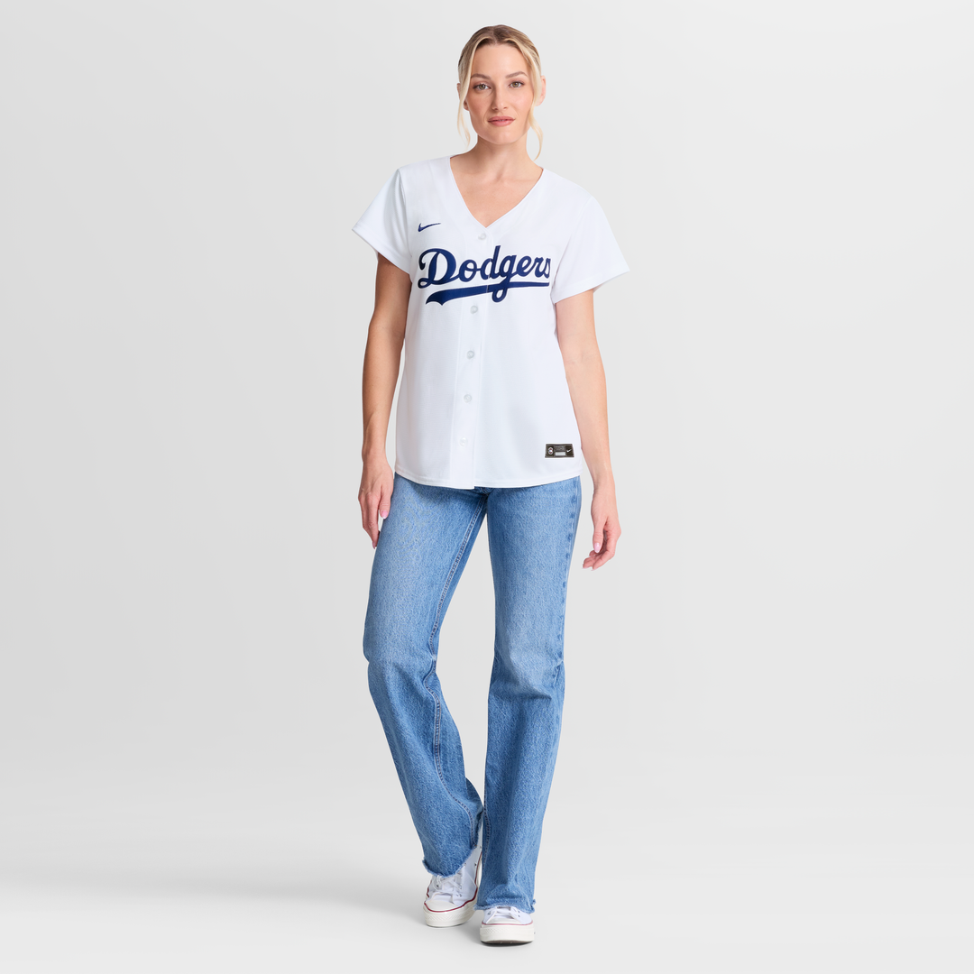 Edwin Díaz Los Angeles Dodgers Women's Home Jersey - White