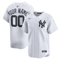 New York Yankees Home Limited Custom Jersey - White