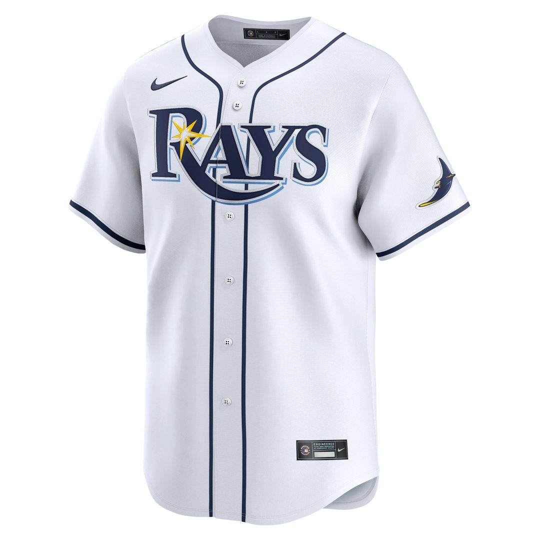 Brandon Lowe Tampa Bay Rays Home Jersey - White