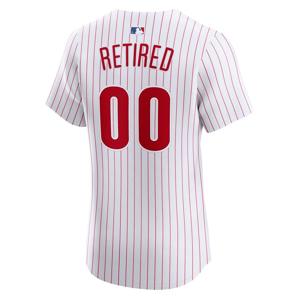 Philadelphia Phillies Home Elite Pick-A-Player Retired Roster Jersey - White
