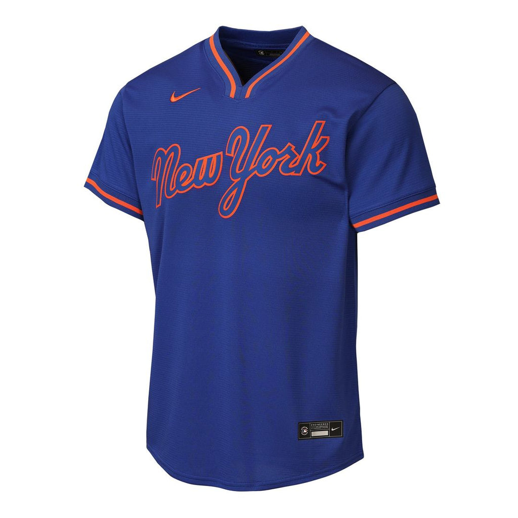 Francisco Lindor New York Mets Youth Alternate Jersey - Black