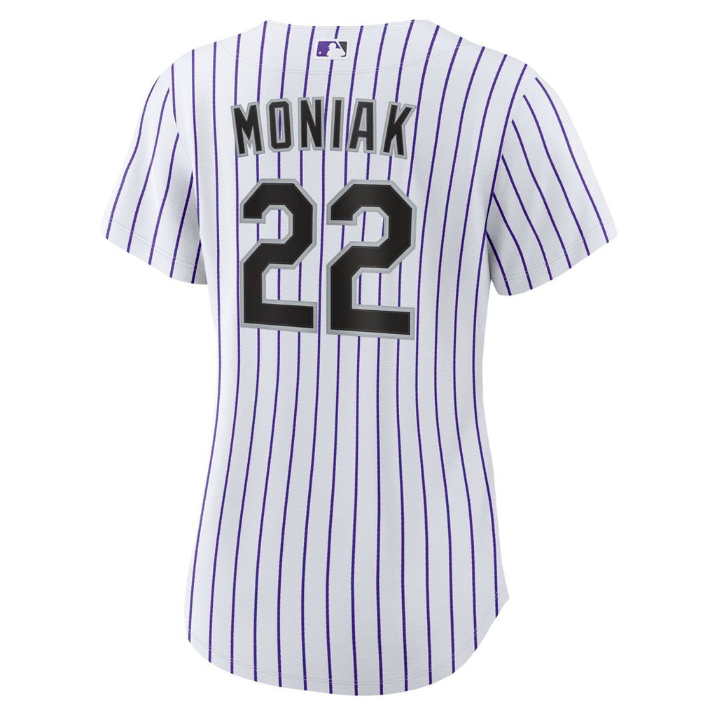 Mickey Moniak Colorado Rockies Women's Home Jersey - White