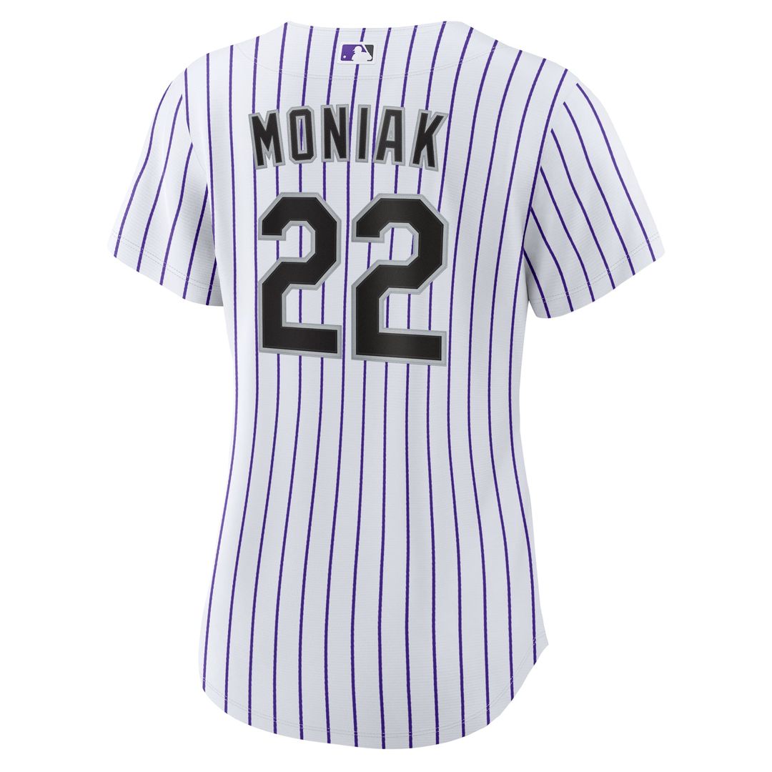 Mickey Moniak Colorado Rockies Women's Home Jersey - White