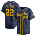 Christian Yelich Milwaukee Brewers Alternate Jersey - Navy