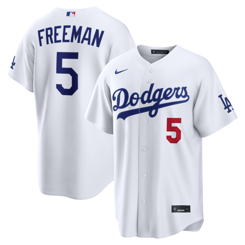 Freddie Freeman Los Angeles Dodgers Home Jersey - White