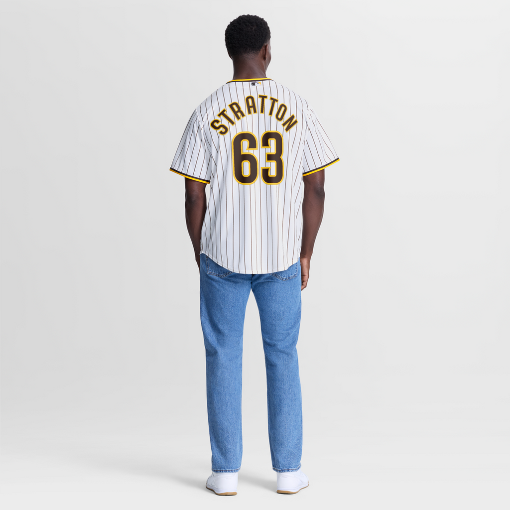 Hunter Stratton San Diego Padres Home Jersey - White