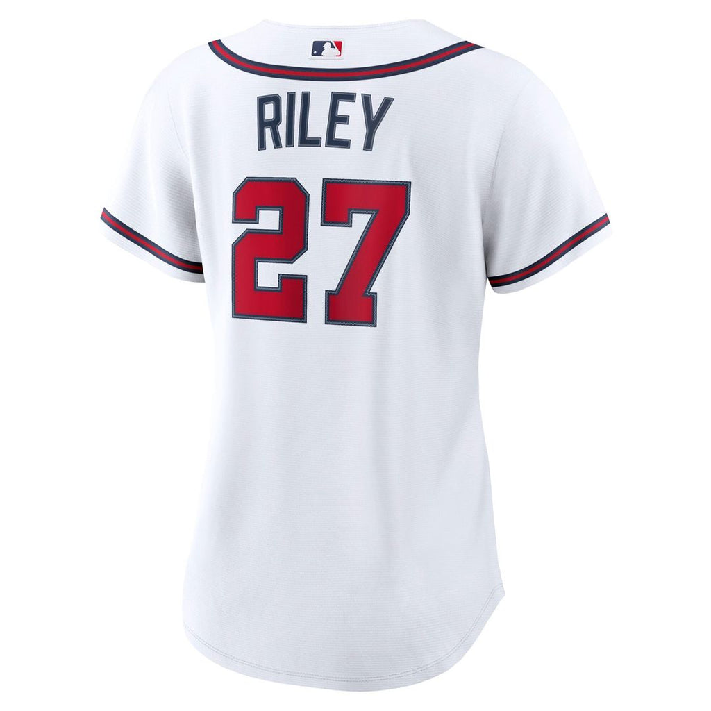 Austin Riley Atlanta Braves Women's Home Jersey - White