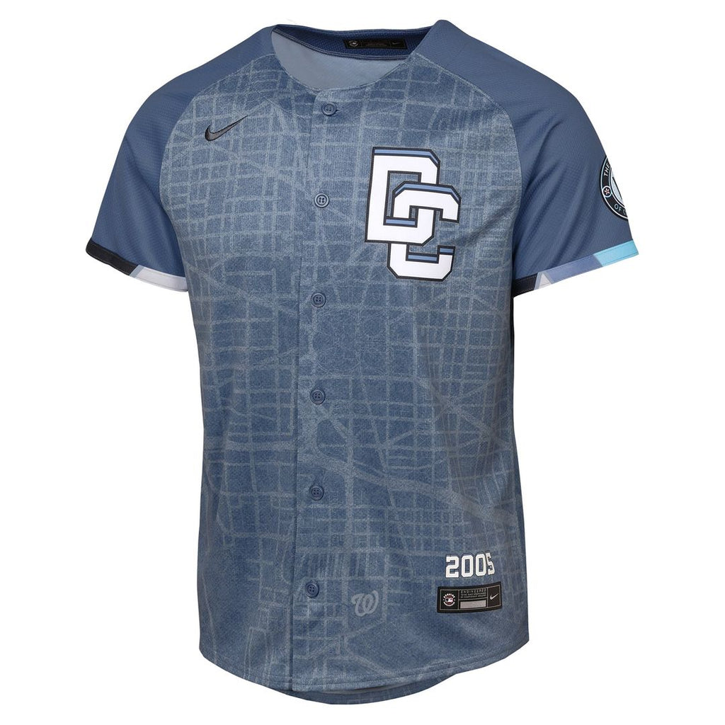 CJ Abrams Washington Nationals Youth 2025 Jersey - Blue
