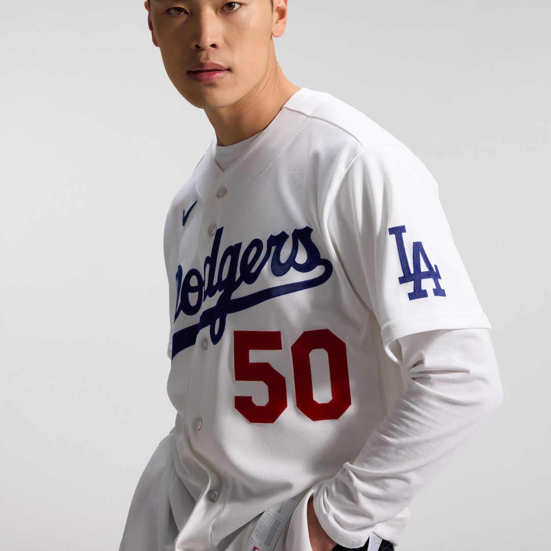 Mookie Betts Los Angeles Dodgers Home Jersey - White