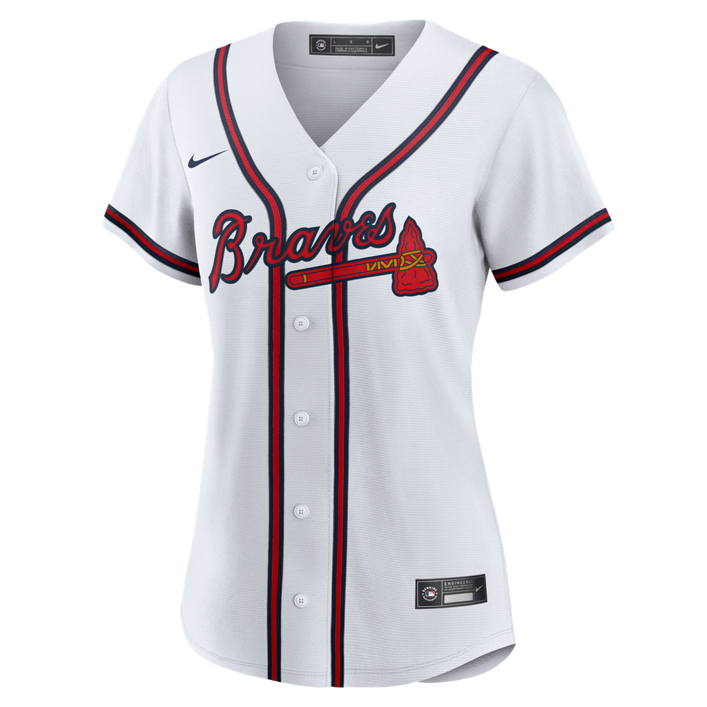 Lane Thomas Atlanta Braves Women's Home Jersey - White